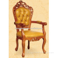 SJ-9203-F-12 brown resin PU leather chair with arms